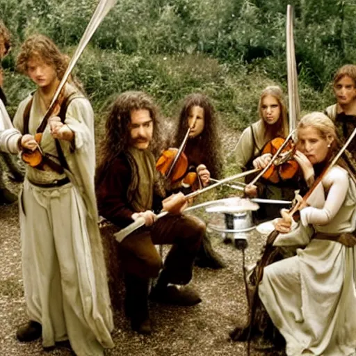 Prompt: an orch from Lord of the Rings baking a cake, photo by annie leibovitz