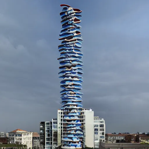 Prompt: tornado by Victor Enrich