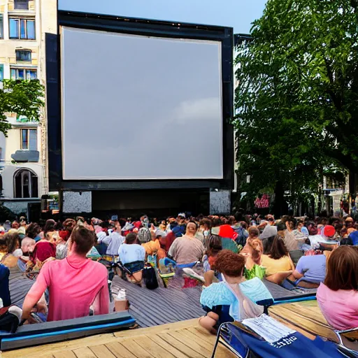 Image similar to frameout open air cinema museumsquartier