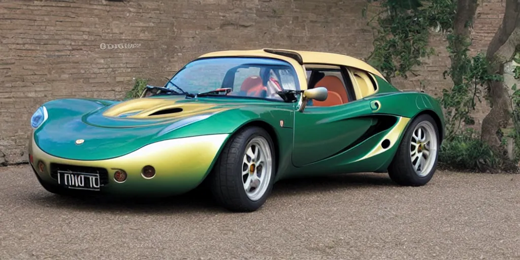 Prompt: “Lotus Elise if it were made in the 1960s”