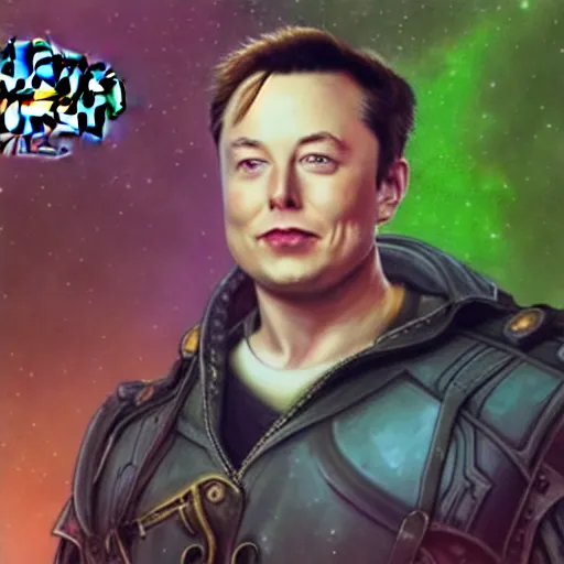 Prompt: a portrait of a character of Elon musk in World of Warcraft