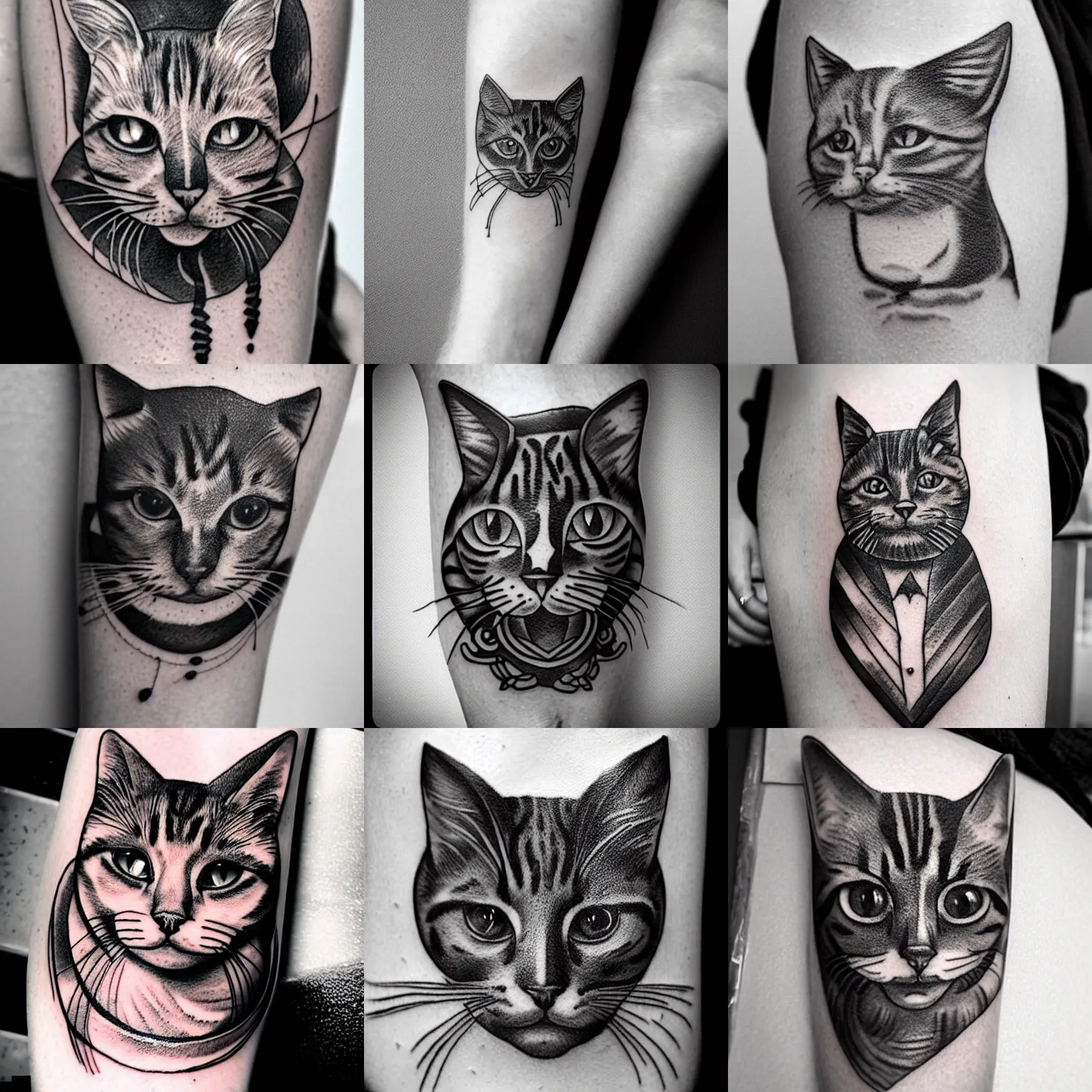 Cat tattoo stencils | Idee tatuaggio cane, Tatuaggi di gatto nero, Tatuaggi  raffiguranti piccoli gatti