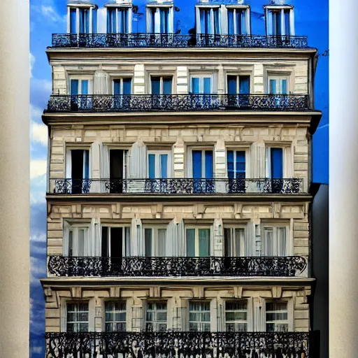 Image similar to a house in paris