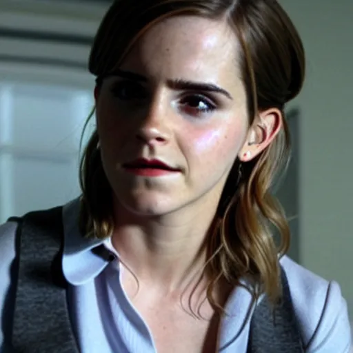 Image similar to A still of Emma Watson in Breaking Bad TV show