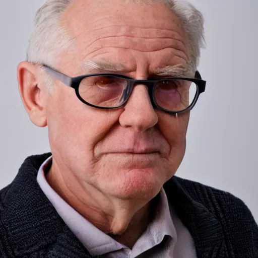 Image similar to 4 k photo of a very average extremely old white man