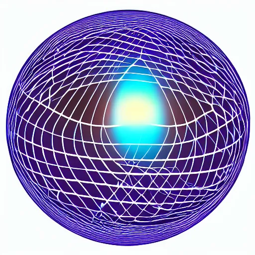 Image similar to realistic representation of an atom of helium