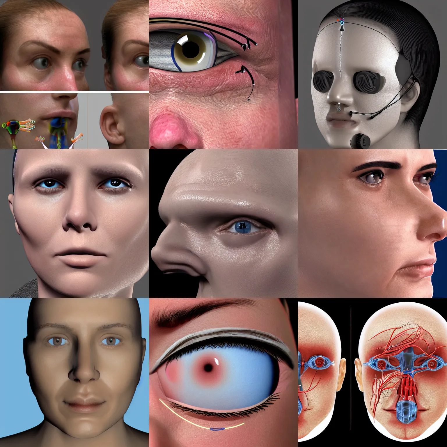 Prompt: optic nerve head biomechanics, ultra realistic,