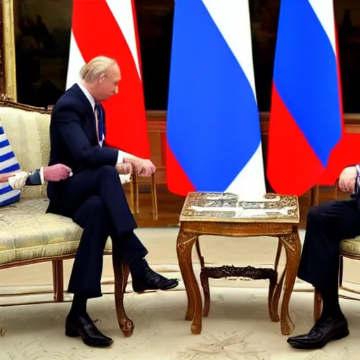 Image similar to Joe Biden meeting Putin