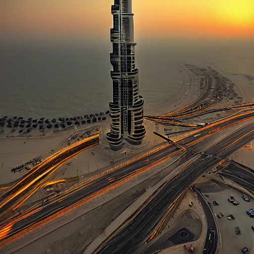 Image similar to gta : dubai by gunther von hagen