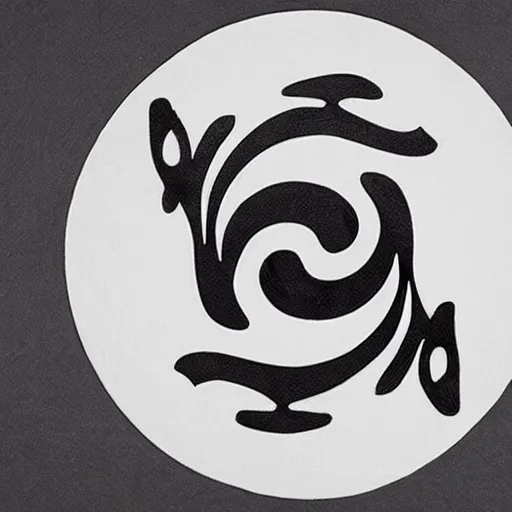 Image similar to A high-tech yin and yang bagua