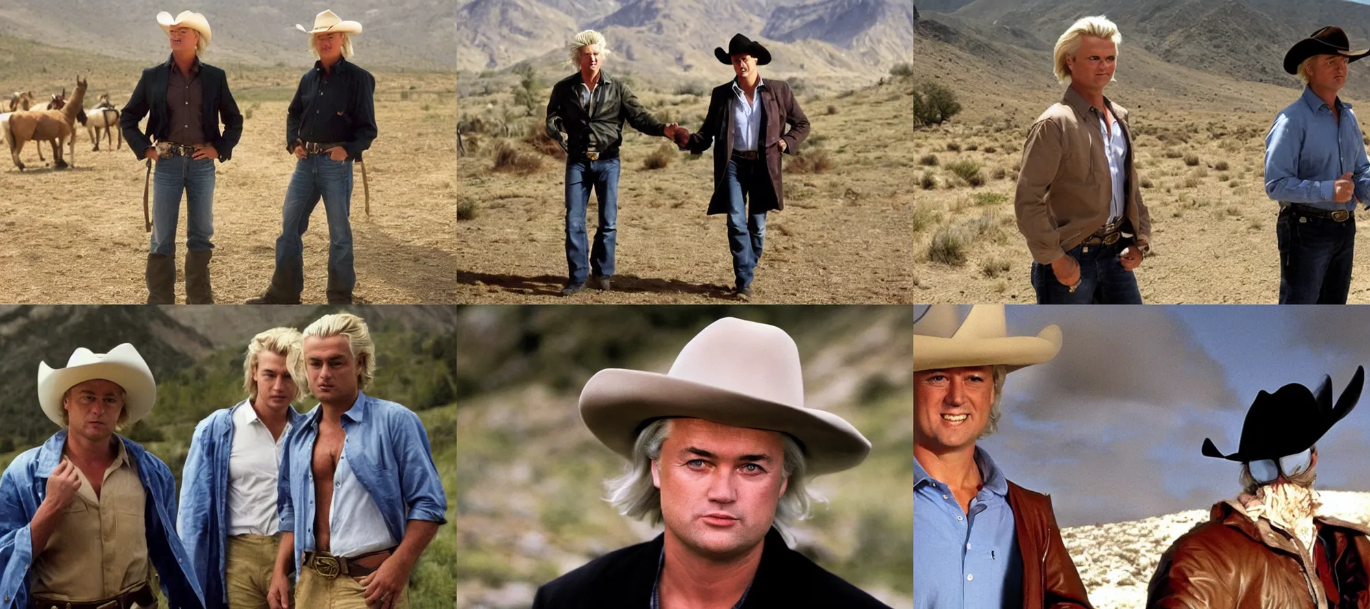 Prompt: Geert Wilders in Brokeback Mountain