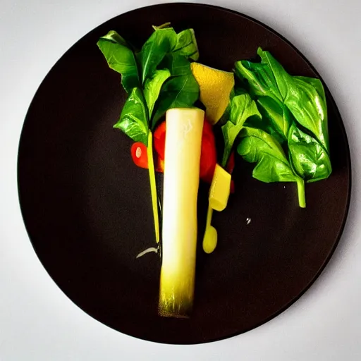 Image similar to an empty plate, culinary art photography