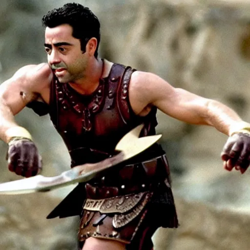 Image similar to still of xavi hernandez in gladiator ( 2 0 0 0 )