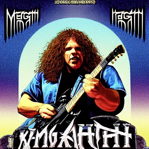 Image similar to megadeath band, concert poster,