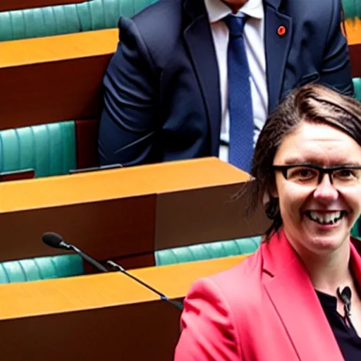 Prompt: a female member of parliament for aotearoa new zealand