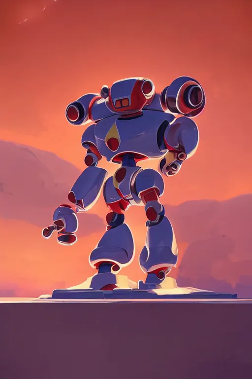 Image similar to metabots medabots medarotto medarot robot minimalist comics, behance hd by jesper ejsing, by rhads, makoto shinkai and lois van baarle, ilya kuvshinov, rossdraws global illumination ray tracing hdr radiating a glowing aura