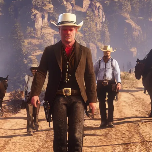 Image similar to Steve Martin in Red Dead Redemption 2