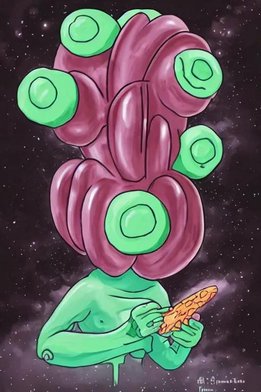 Image similar to plumbus, alien