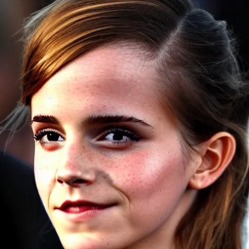 Image similar to emma watson as a lightbulb