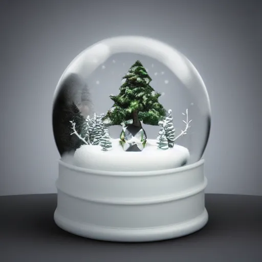 Image similar to Snow globe, candles, Gustav Klutsis, octane render, Fallout, Pietro Fragiacomo, Legend of Zelda, mist, snow, pine tree, Aloe vera, swamp, dollar bill, shed