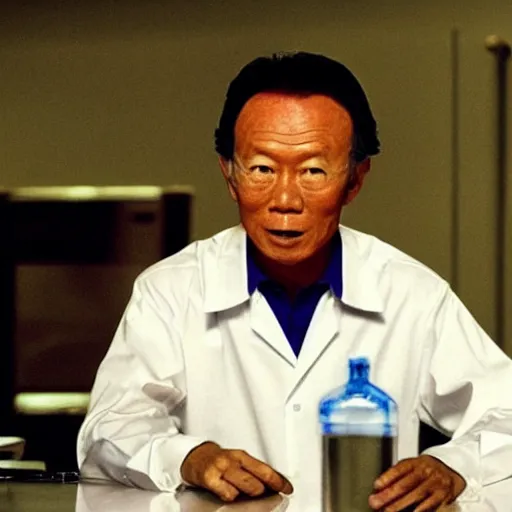 Image similar to A still of Lee Kuan Yew as Walter White in Breaking Bad (2008)