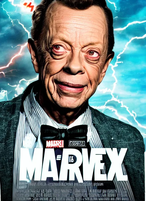 Prompt: don knotts in the marvel cinematic universe, movie poster, official marvel media, highly detailed, poster artwork