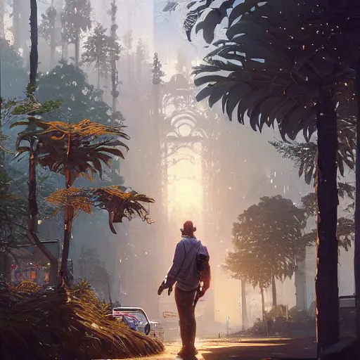 Image similar to highly detailed portrait of 🤖🦝 in gta v, stephen bliss, unreal engine, fantasy art by greg rutkowski, loish, rhads, ferdinand knab, makoto shinkai and lois van baarle, ilya kuvshinov, rossdraws, tom bagshaw, global illumination, radiant light, detailed and intricate environment