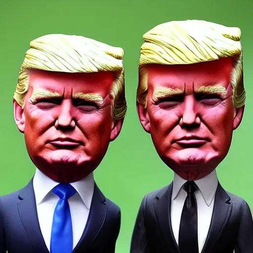 Image similar to gigachad bobblehead donald trump