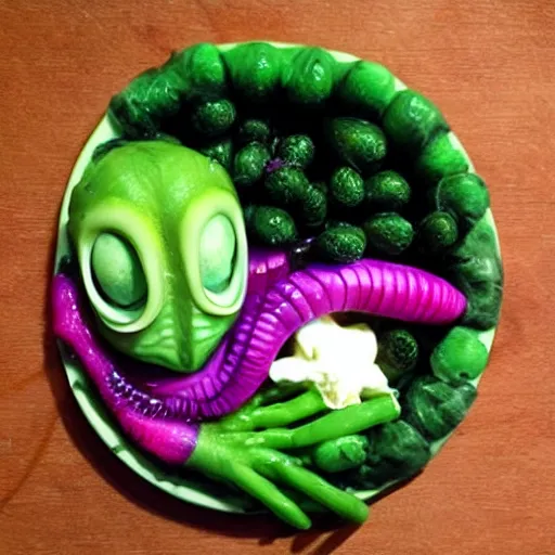 Image similar to alien food