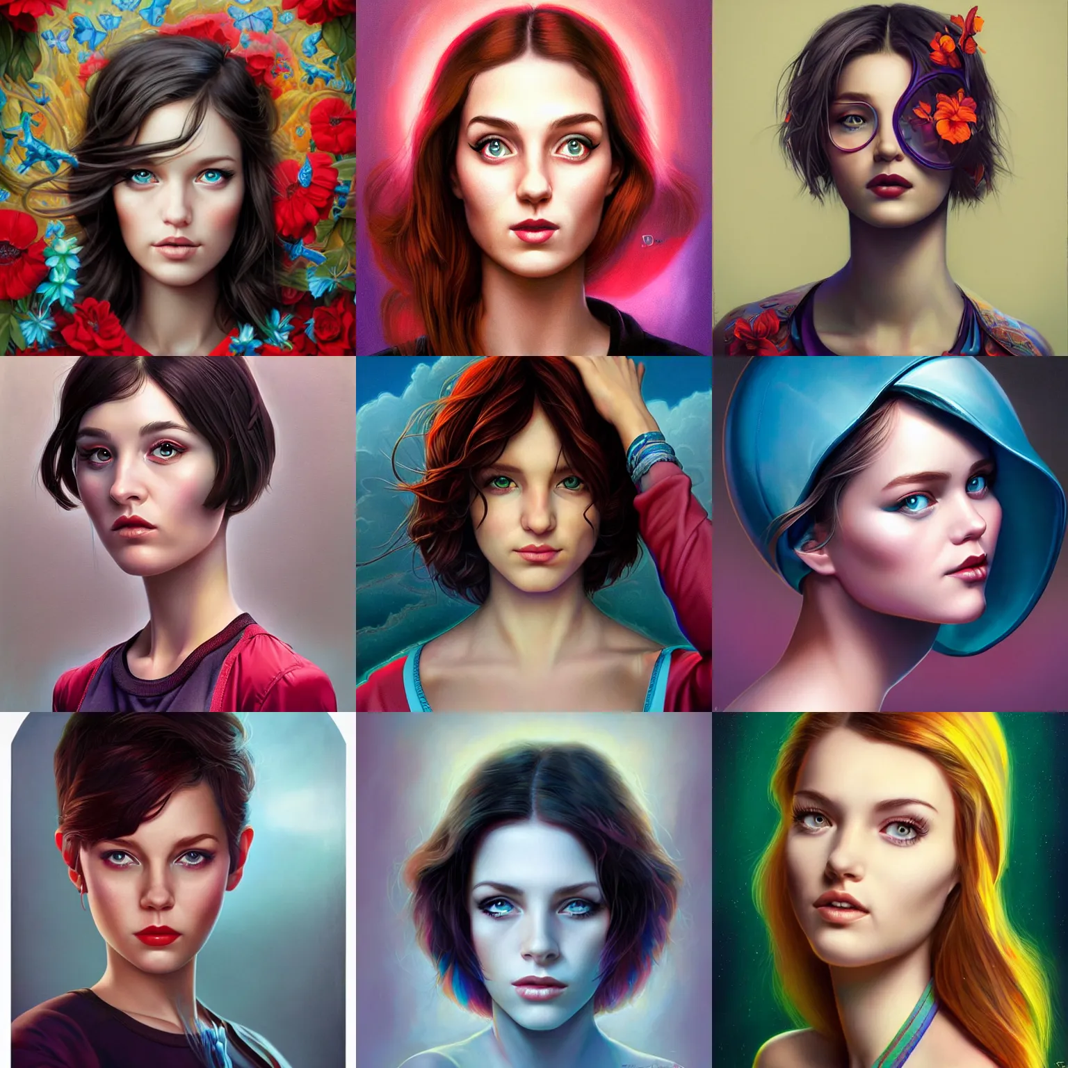 Image similar to sarah down finder portrait, Pixar style, by Tristan Eaton Stanley Artgerm and Tom Bagshaw.