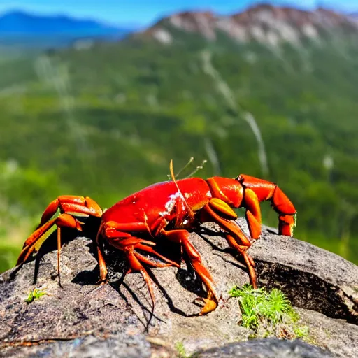 Image similar to crayfish with a whistle on the mountain