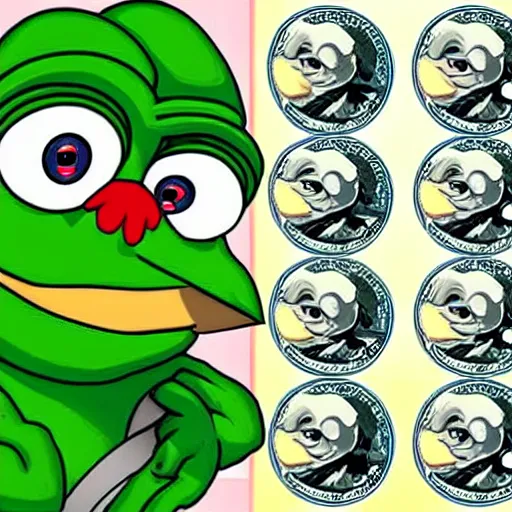 Image similar to pepe inflation