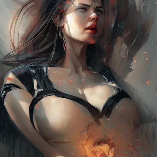 Image similar to awoke to the violent crunch of metal on wood, the hiss of the radiator, and the sickly sweet smells of antifreeze and gasoline, by wlop, artgerm, greg rutkowski