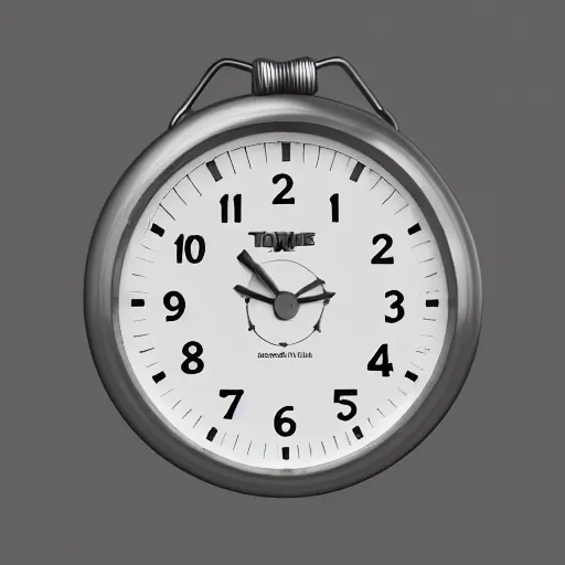 Image similar to 3d render of time