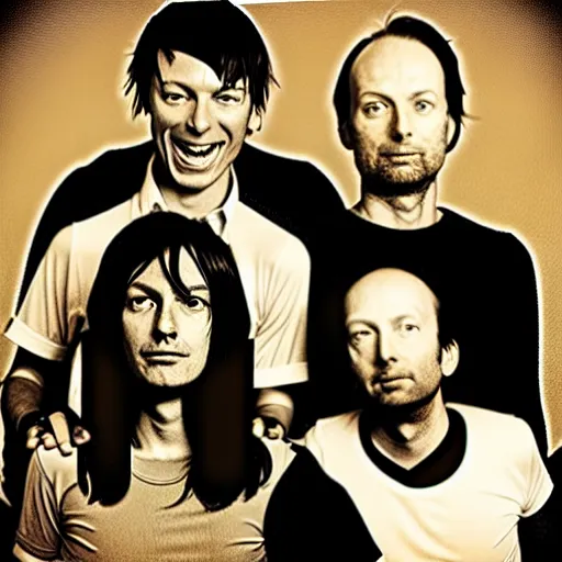 Image similar to radiohead family sitcom