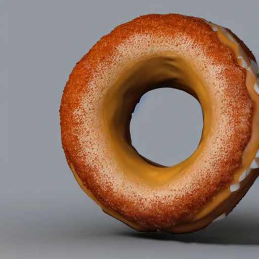 Image similar to 3d render of donut 4k