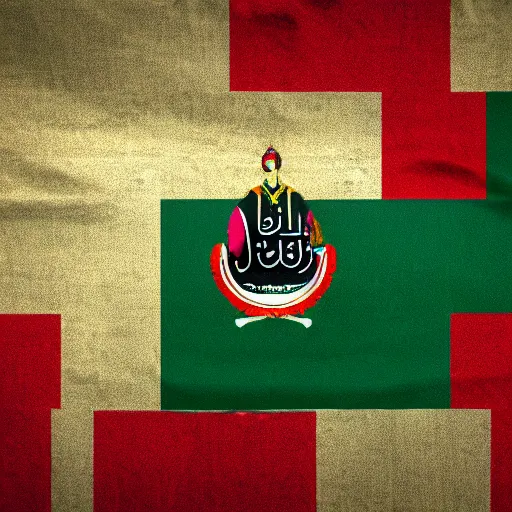 Image similar to flag of the Emirate of Qasm