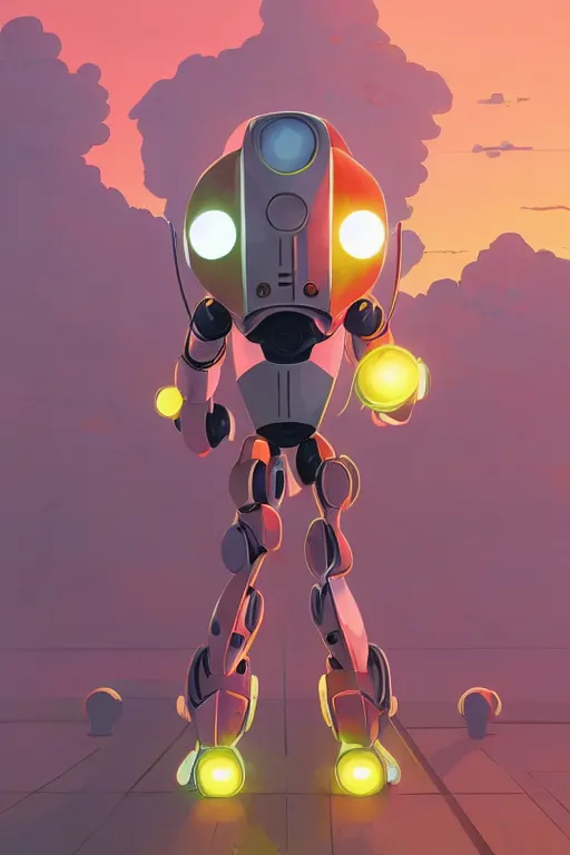 Image similar to metabots medabots medarotto medarot robot minimalist comics helmet mask neon cybereye, behance hd by jesper ejsing, by rhads, makoto shinkai and lois van baarle, ilya kuvshinov, rossdraws global illumination ray tracing hdr radiating a glowing aura