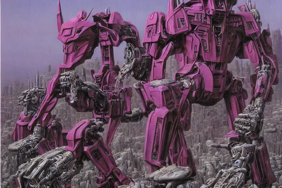 Image similar to transformers, wayne barlowe.