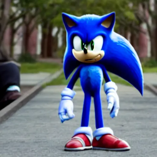 Prompt: sonic the hedgehog ceo in high - end suit on shareholder meeting