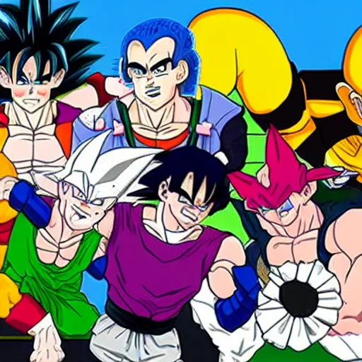 Prompt: the rolling stones as cell from dragon ball z