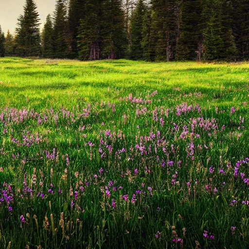 Prompt: an epic cinematic 8K HD movie shot of a meadow