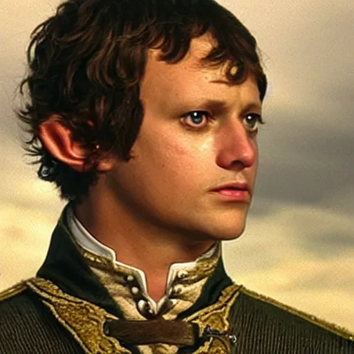 Image similar to napoleon as elve in lord of the rings