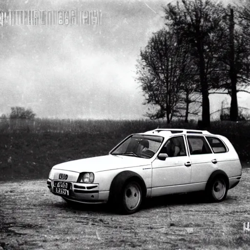 Image similar to an audi a 4 quattro allroad being used during ww 2