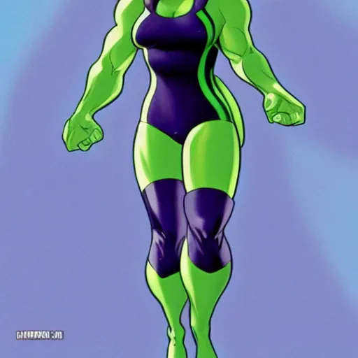 Prompt: Natalie Portman as She Hulk