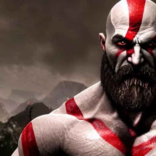 Image similar to kratos from God of war 2018