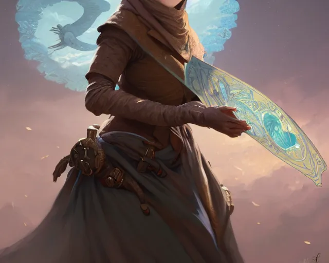 Image similar to photography of mary anning, deep focus, d & d, fantasy, intricate, elegant, highly detailed, digital painting, artstation, concept art, matte, sharp focus, illustration, hearthstone, art by artgerm and greg rutkowski and alphonse mucha