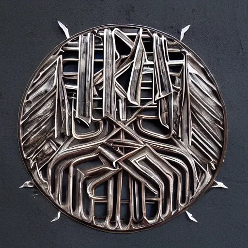 Image similar to derubeis metal art