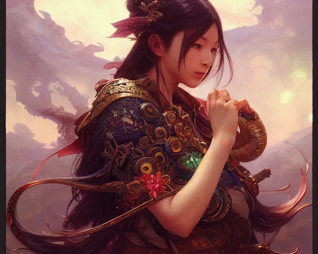 Image similar to photography of noriyoshi ohrai, deep focus, d & d, fantasy, intricate, elegant, highly detailed, digital painting, artstation, concept art, matte, sharp focus, illustration, hearthstone, art by artgerm and greg rutkowski and alphonse mucha