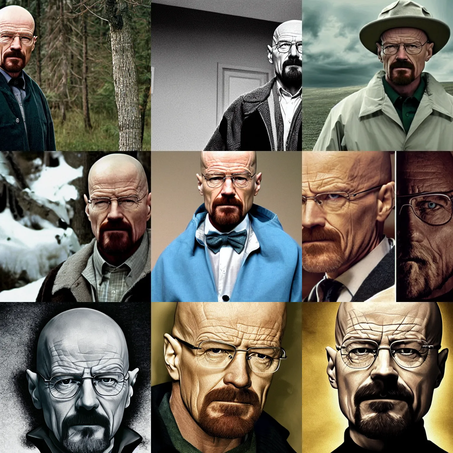 Prompt: walter white in narnia